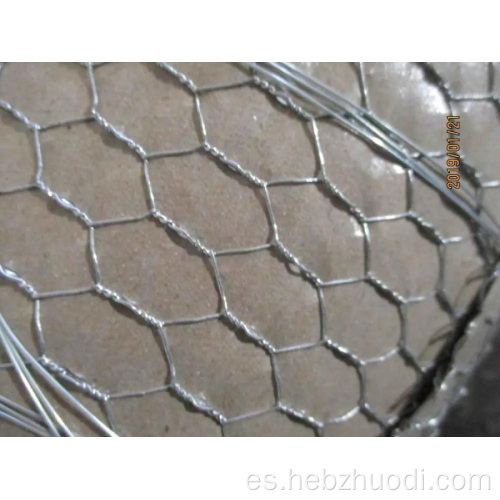 Malla de alambre de pollo hexagonal galvanizado